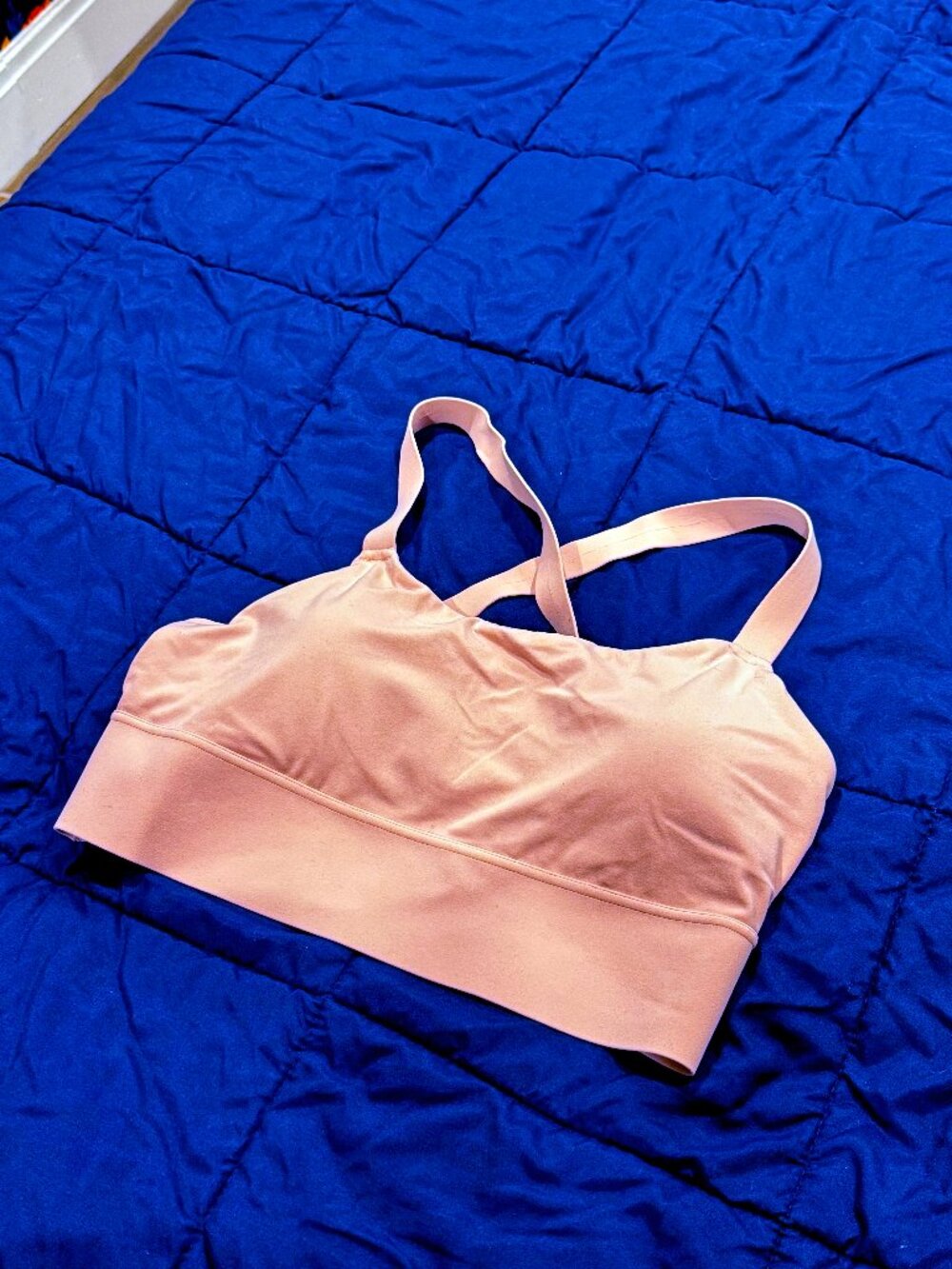 Athleta Sports Bra Blush Pink XL